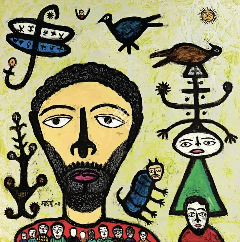 Parekh, Madhavi (Artist). Untitled. Acrylic on reverse acrylic sheet, 2008 | Painting | FineArts | 00604658