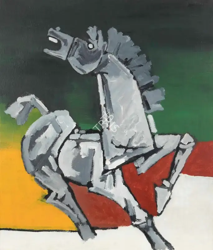 Husain, M.F. (Artist). Untitled (Horse), c.1980s | Painting