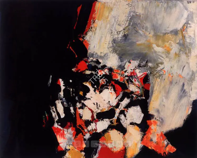 Raza, S.H. (Artist). Route De Chomerac, 1962 | Painting