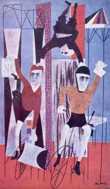 Shahni, Ben (Artist). Epoch, 1950 | Painting