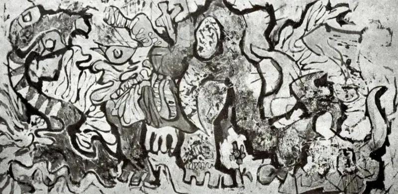 Surendranath, P.B. (Artist). Marine Forms. n.d. | Artrends, July 1963 | Painting | FineArts | 00551222