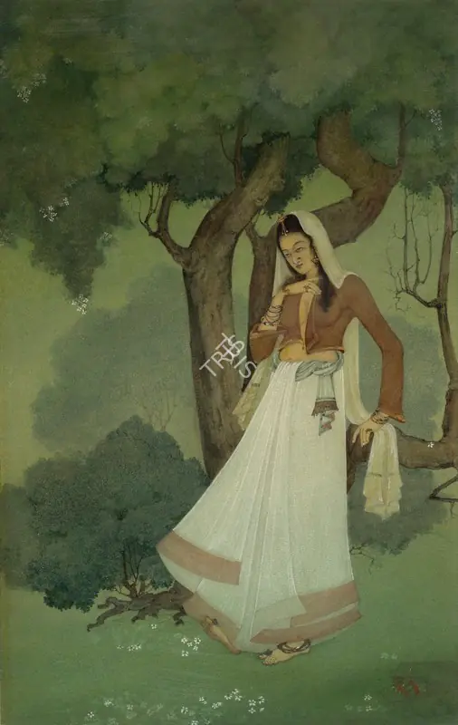 Majumdar, Kshitindranath (Artist). Untitled, late 1940s | Painting