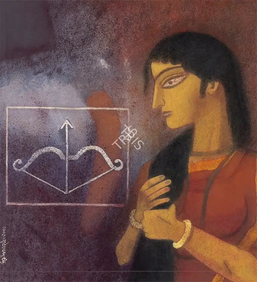 Pyne, Ganesh (Artist). Panchalee, 2000 | Painting