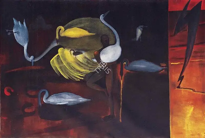 Nair, Surendran (Artist). Man On The Wrong Foot. Acrylic on canvas, 1994 | Painting | FineArts | 00371618