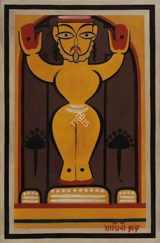 Roy, Jamini (Artist). Untitled (Crucifixion), n.d. | Painting