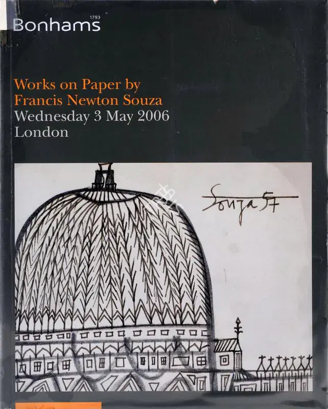 Bonhams (Auction House). Works on Paper by Francis Newton Souza. 03 May 2006, London | Auction Catalogue | EconomicsArt | 00861935
