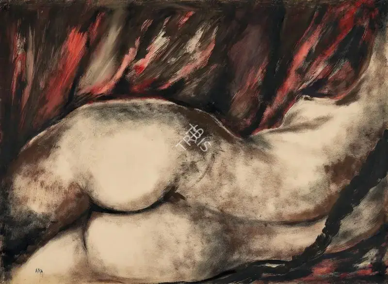 Ara, K.H. (Artist). Untitled (Nude), n.d. | Painting