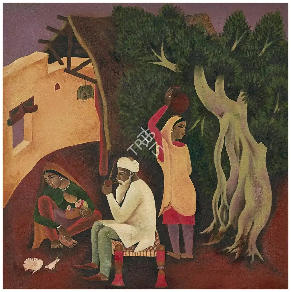 Raiba, A.A. (Artist). Untitled, n.d. | Painting