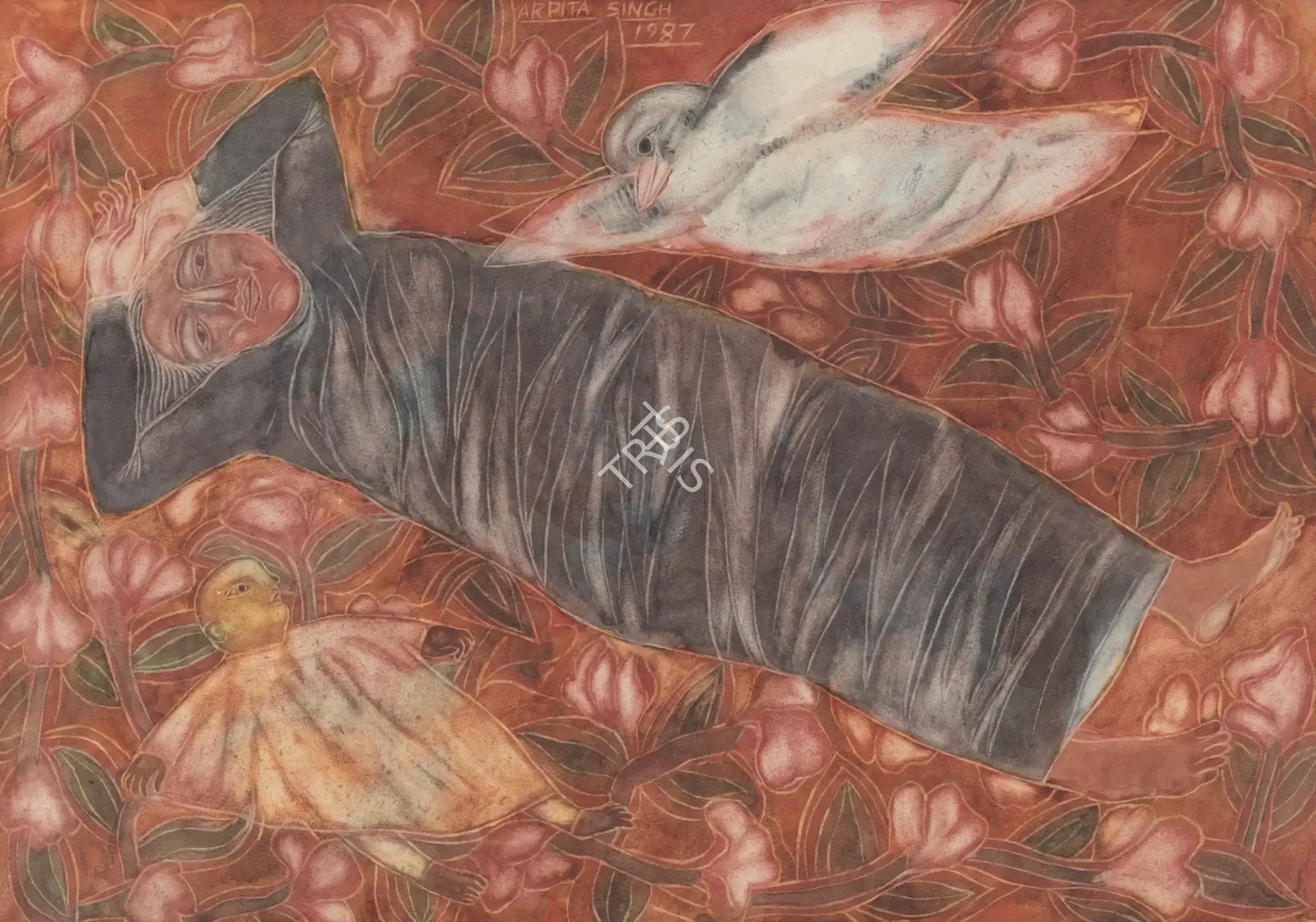 Singh, Arpita (Artist). Untitled, 1987 | Painting