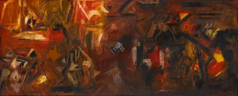Raza, S.H. (Artist). La Terre, 1980 | Painting