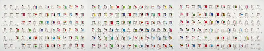 Harsha, N.S. (Artist). Nations. Acrylic on canvas, 2007 | Painting | FineArts | 00576460