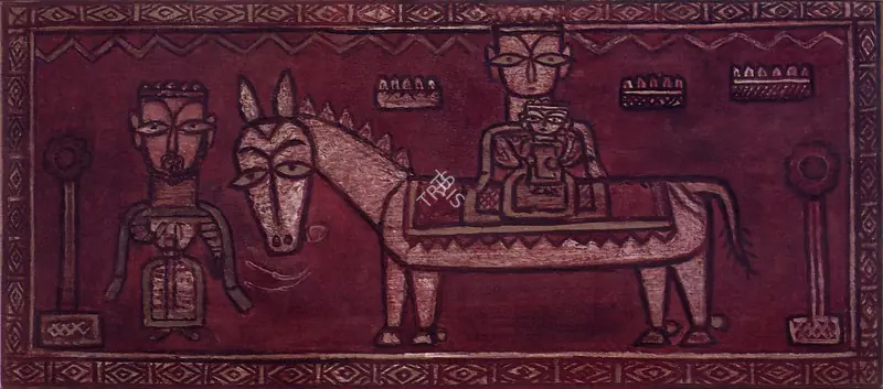 Roy, Jamini (Artist). Flight to Egypt, n.d. | Painting