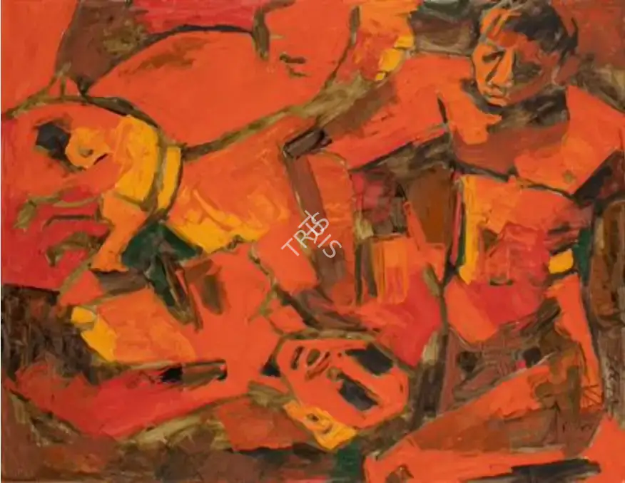 Husain, M.F. (Artist). Untitled, 1968 | Painting