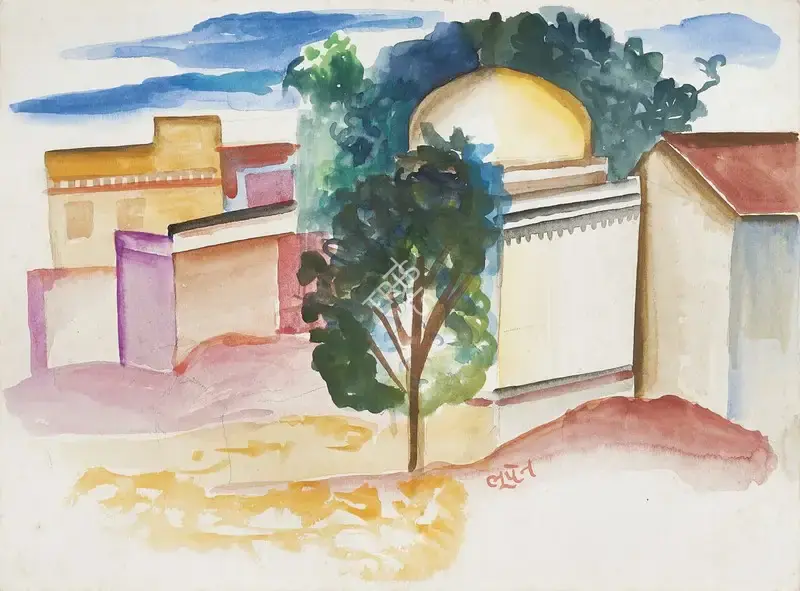 Khakhar, Bhupen (Artist). Untitled, n.d. | Painting