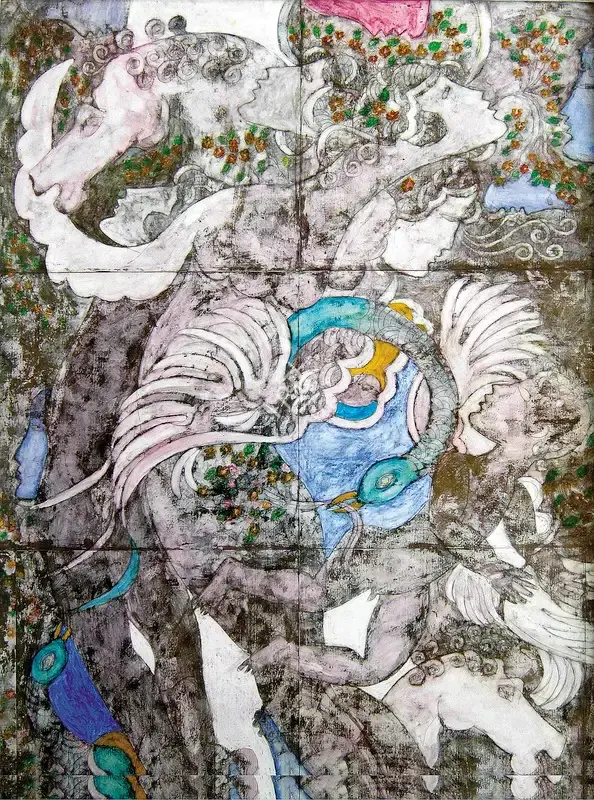 Khemraj, P. (Artist). Fantasy, 1994 | Painting