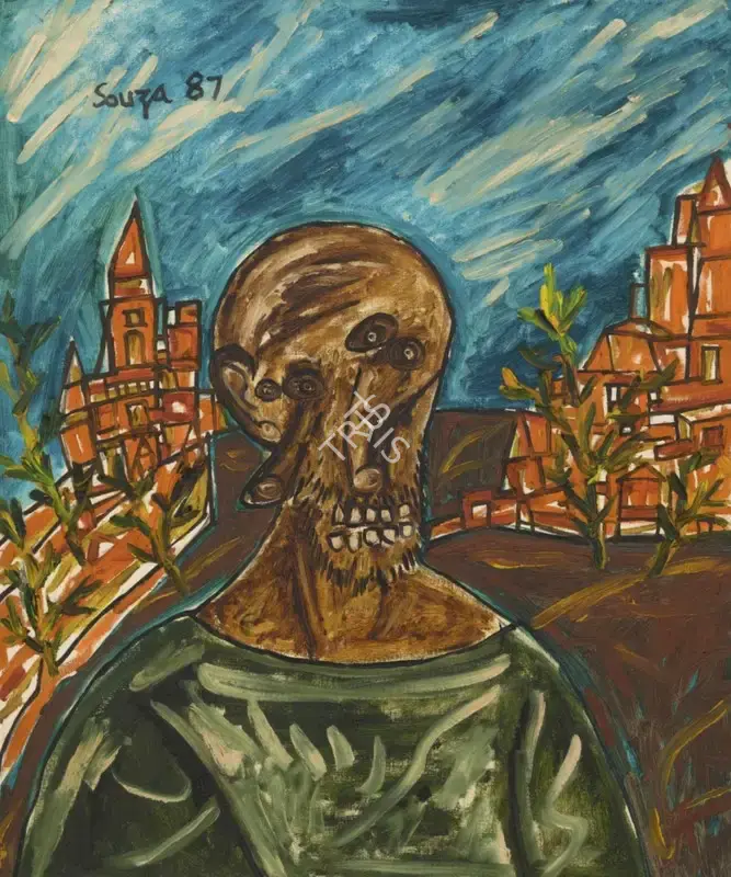 Souza, F.N. (Artist). Untitled, 1987 | Painting