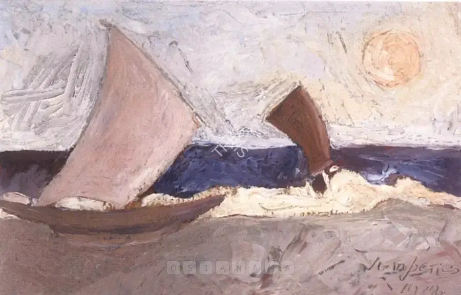 Peries, Ivan (Artist). Untitled. Oil on card, 1978 | Painting | FineArts | 00755431