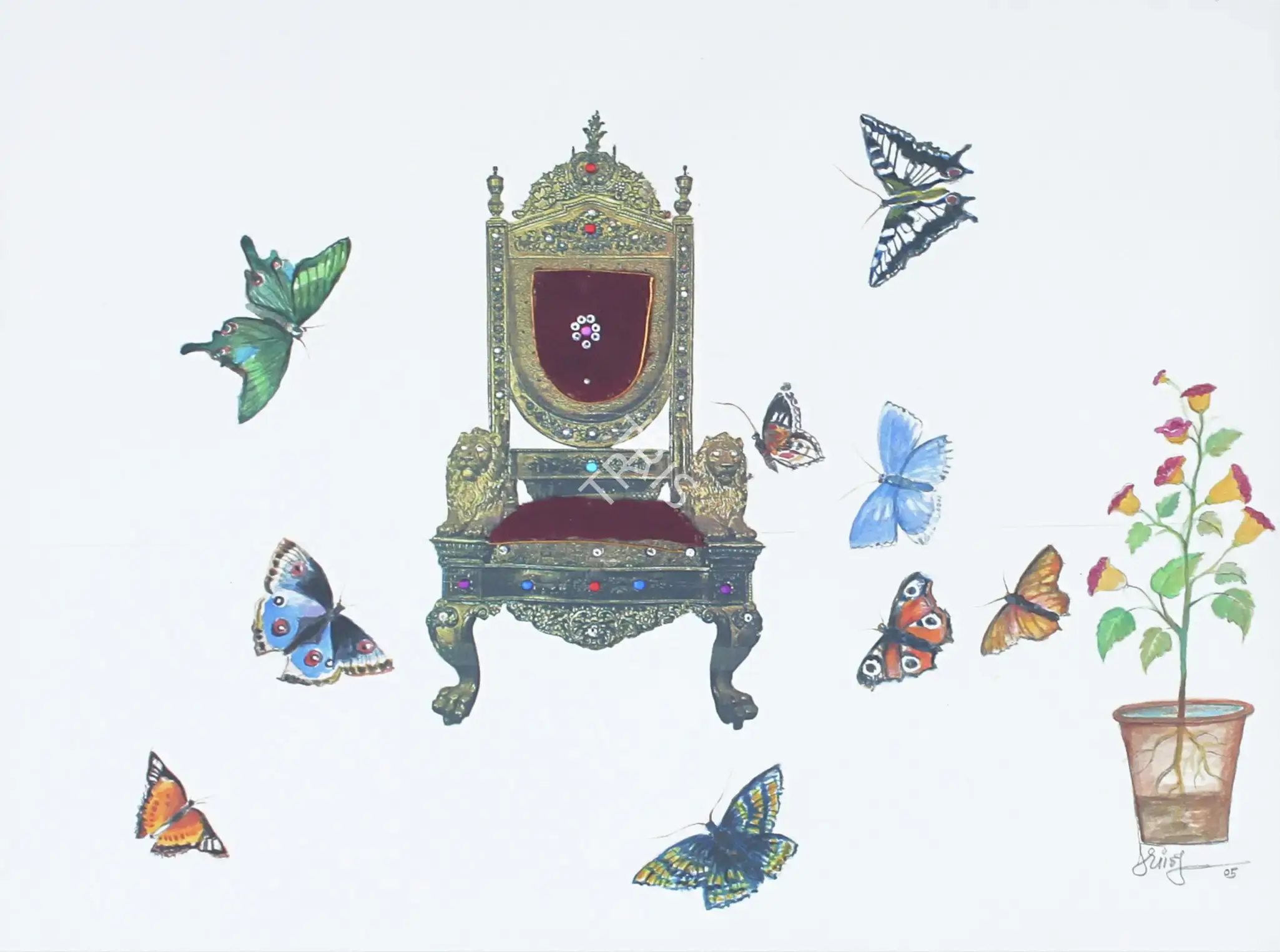 Sutar, Sudhanshu (Artist). Untitled, 2005 | Painting