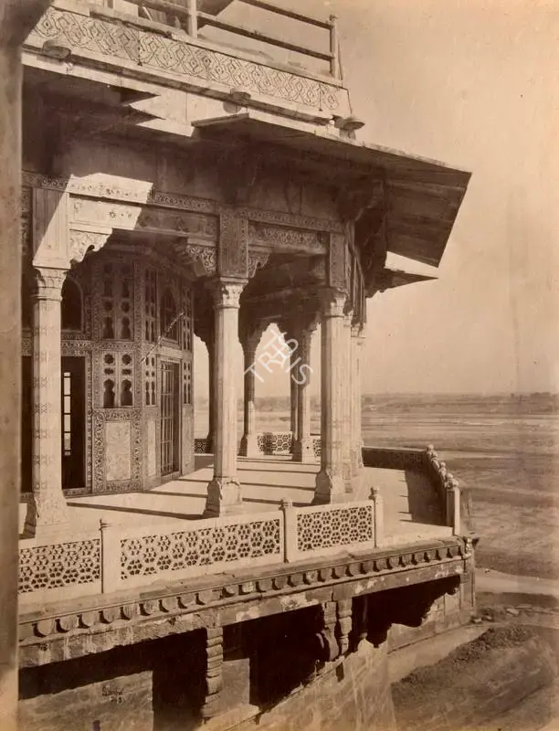 Sache, John Edward (Photographer). Exterior of Zenana. Agra Fort - Six views at Agra. Albumen print, c.1880 | Antiquarian Photograph | Photography | 00116221