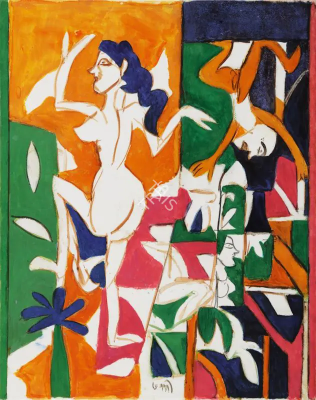 Subramanyan, K.G. (Artist). The Rise and the Fall, 2003 | Painting