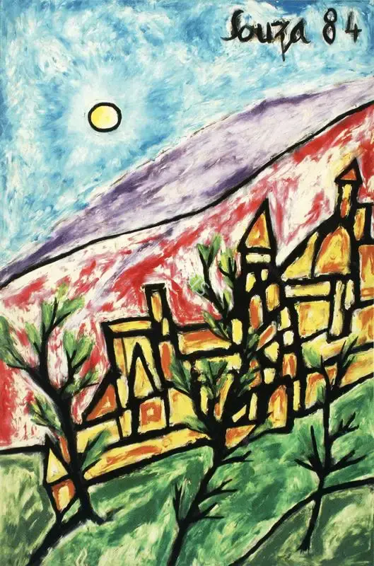 Souza, F.N. (Artist). Untitled, 1984 | Painting