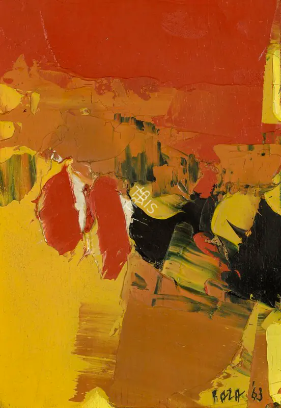 Raza, S.H. (Artist). Untitled, 1963 | Painting
