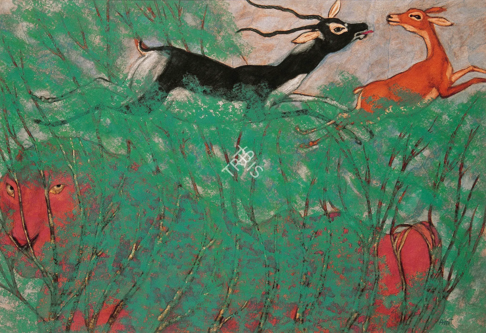 Ambalal, Amit (Artist). Vana-Vihar, 2002 | Painting