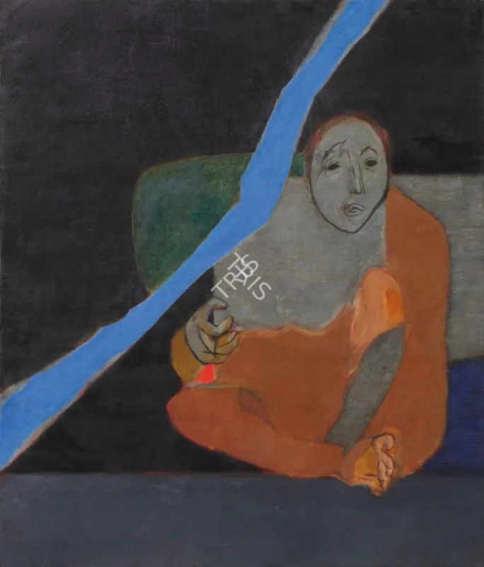 Mehta, Tyeb (Artist). Untitled. Oil on canvas, 1969 | Painting | FineArts | 00756877