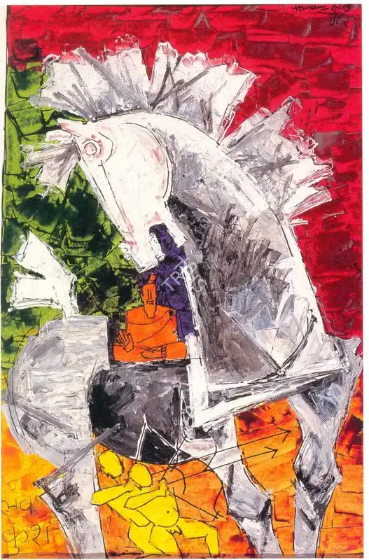 Husain, M.F. (Artist). Untitled, n.d. | Painting