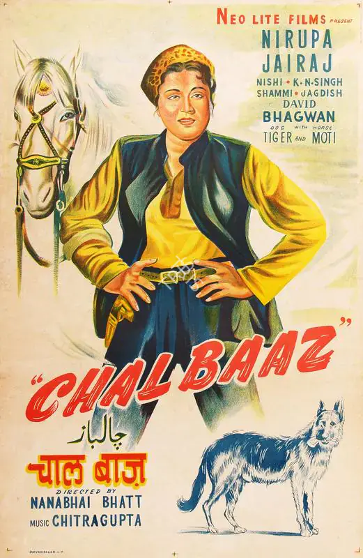 Bhatt, Nanabhai (Director), Chal Baaz, 1958 | Half Sheet Poster | CinemaEducation | 00763948