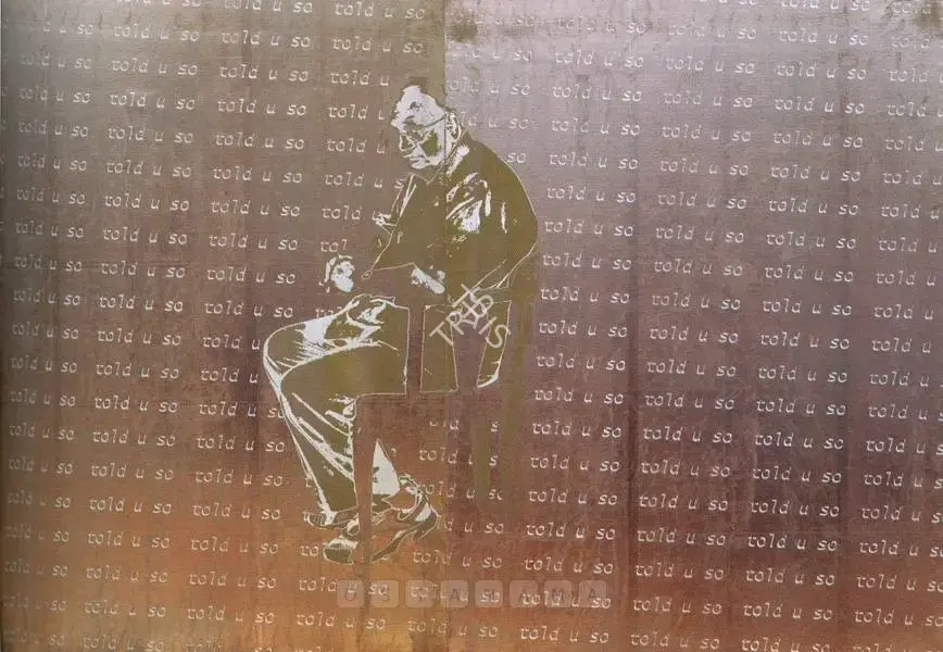 Ponmany, Justin (Artist). Told U So. Acrylic and hologram on canvas, n.d. | Painting | FineArts | 00756638