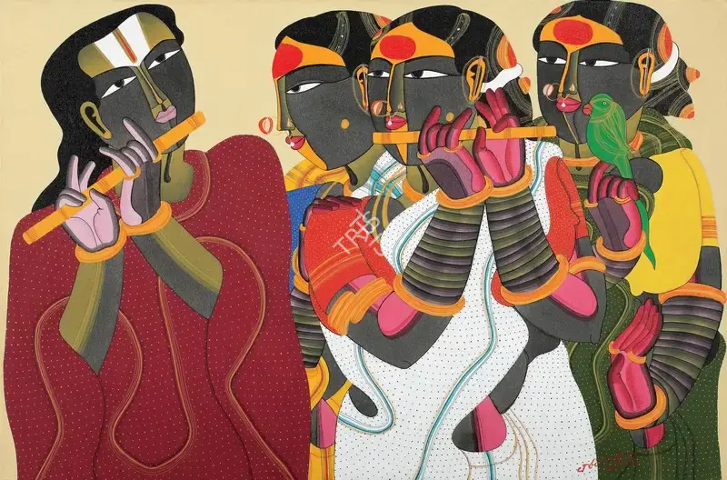 Vaikuntam, Thota (Artist). Untitled. Acrylic on canvas, 2010 | Painting | FineArts | 00755177