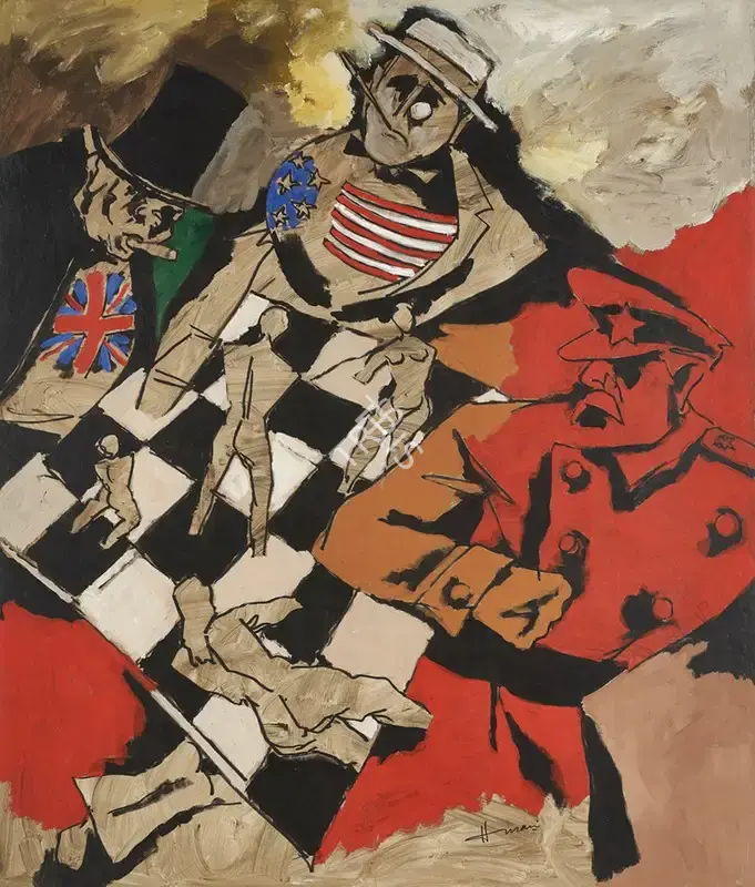 Husain, M.F. (Artist). OPCE 21, 2004 | Painting