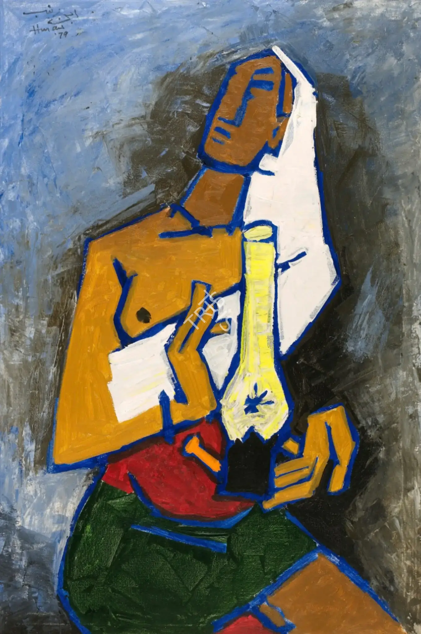 Husain, M.F. (Artist). Untitled, 1979 | Painting