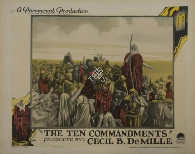 DeMille, Cecil B. (Director), The Ten Commandments, 1923 | Lobby card | CinemaEducation | 00789886