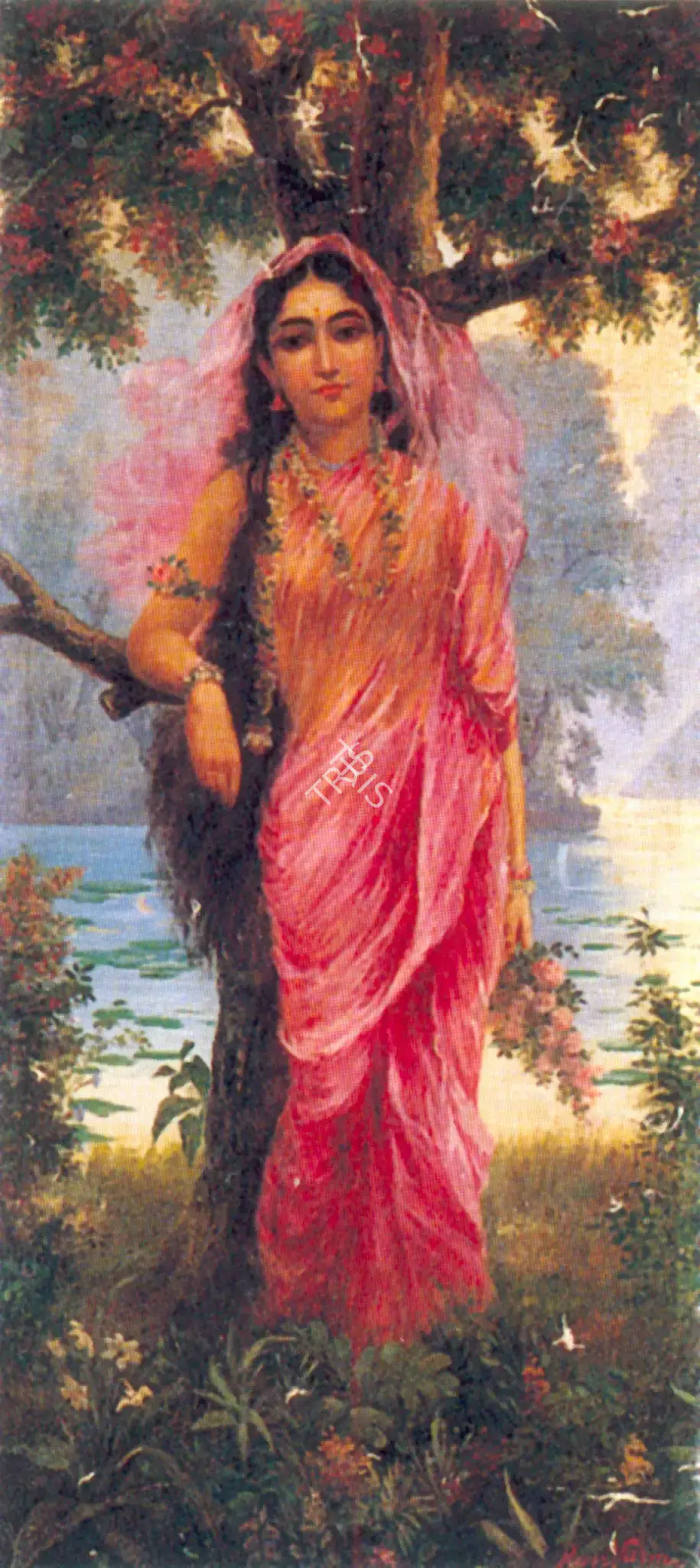 Varma, Raja Ravi (Artist). Vasantasena. Oil on canvas, n.d. | Painting | FineArts | 00372932