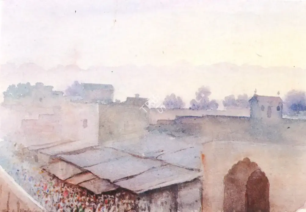 Haldankar, S.L. (Artist). Street Scene, n.d. | Painting