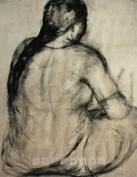 Ara, K.H. (Artist). Untitled. Charcoal on paper, n.d. | Drawing | FineArts | 00901210