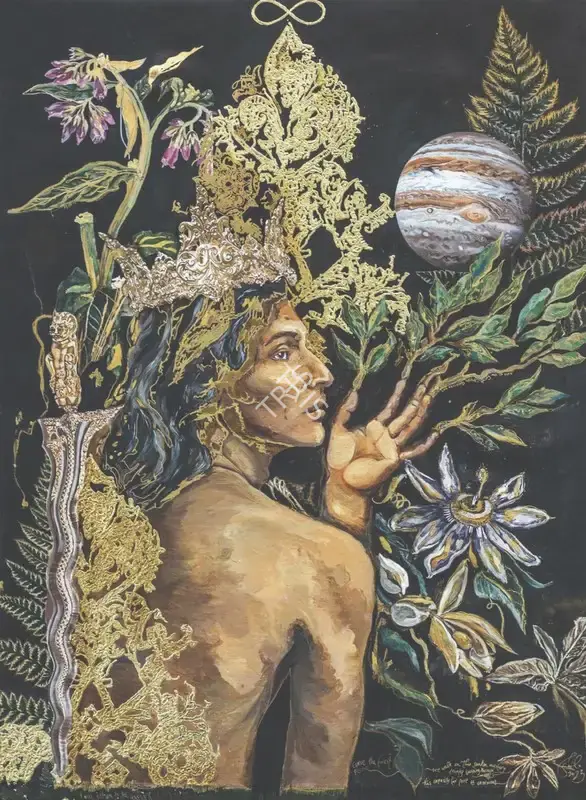 Suleman, Shilo Shiv (Artist). Separation (The Magician). Acrylic on canvas, 2022 | Painting | FineArts | 00603183