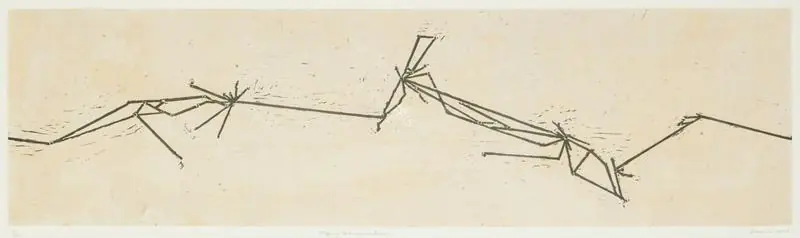 Hashmi, Zarina (Artist). Mapping the Dislocations, 2001 | Graphic Art
