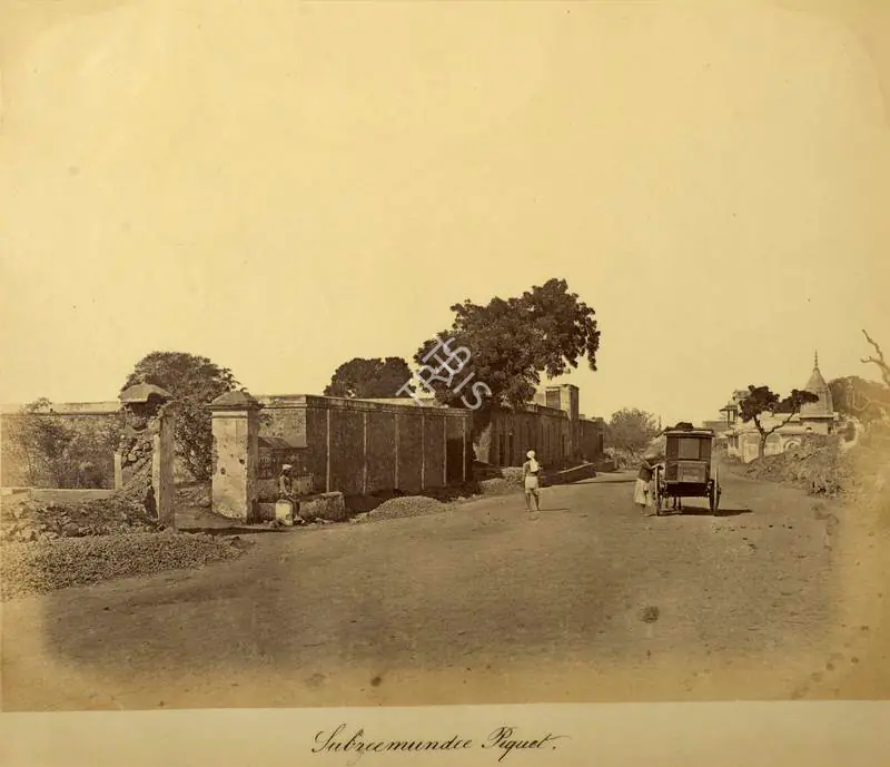 Beato, Felice (Photographer). Subzeemundee Piquet - India after Mutiny. Albumen print hinged on thin paper, n.d. | Antiquarian Photograph | Photography | 00114938