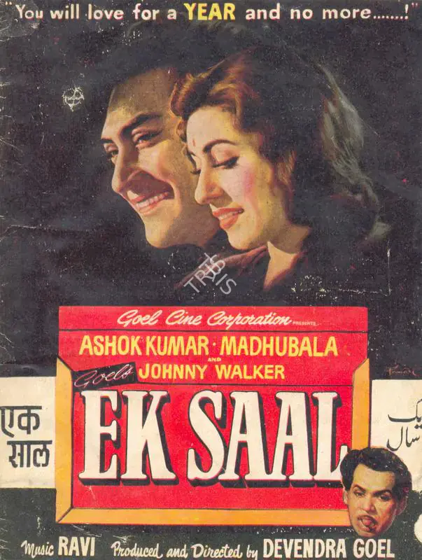 Goel, Devendra (Producer), Ek Saal, 1957 | Song-Synopsis Booklet | CinemaEducation | 00864307