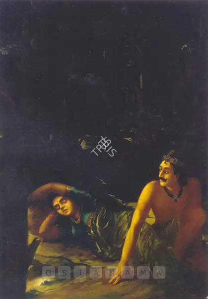 Varma, Raja Ravi (Artist). Nala And Damayanti. Oil on canvas, n.d. | Painting | FineArts | 00599623