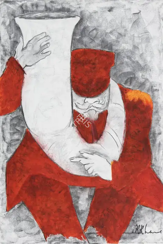 Khanna, Krishen (Artist). Khublal, n.d. | Painting