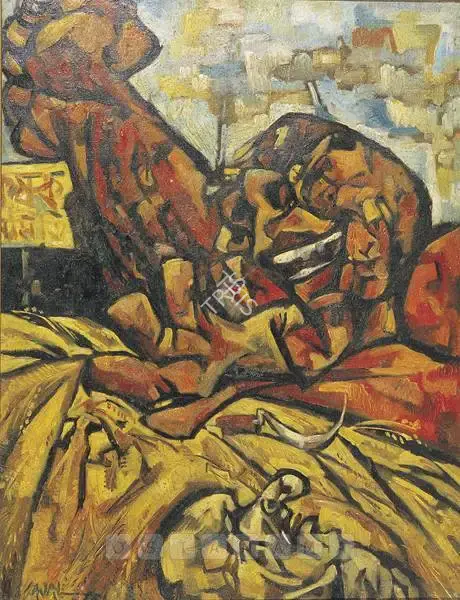 Roy, Sajal (Artist). Untitled, 1969 | Painting