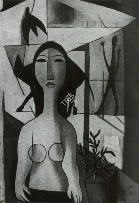 Ramkumar (Artist). Prisoner. 1954 | Marg, December 2022 - March 2023 | Painting | FineArts | 00675504