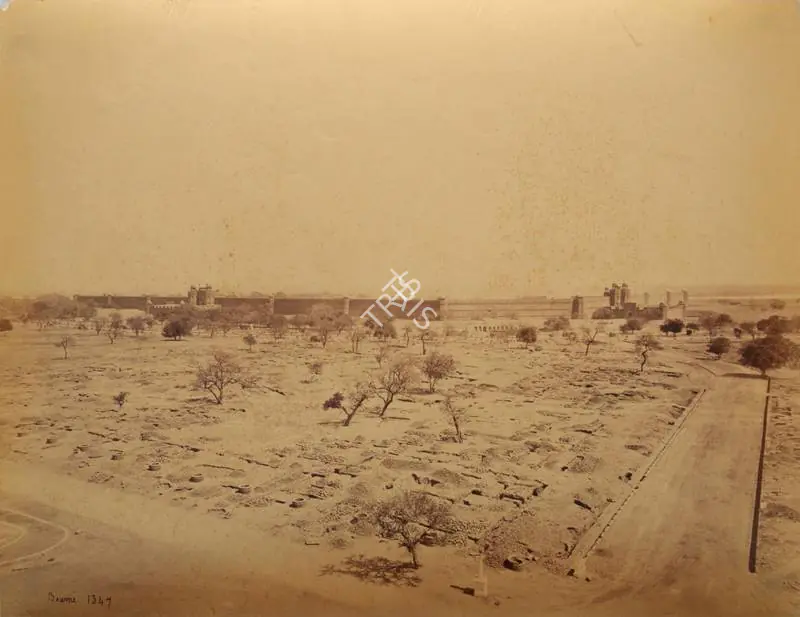 Bourne, Samuel (Photographer). View of Red Fort, Delhi. Albumen print, Mid 1860s | Antiquarian Photograph | Photography | 00116115