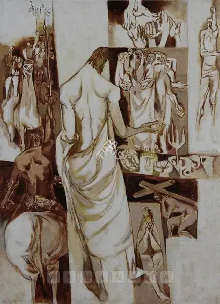 Das, Arup (Artist). Untitled. Oil on canvas, n.d. | Painting | FineArts | 00897219