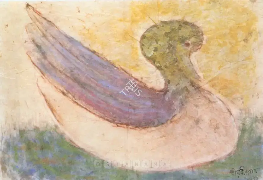 Tagore, Rabindranath (Artist). Untitled. Tempera on handmade paper, n.d. | Painting | FineArts | 00898494