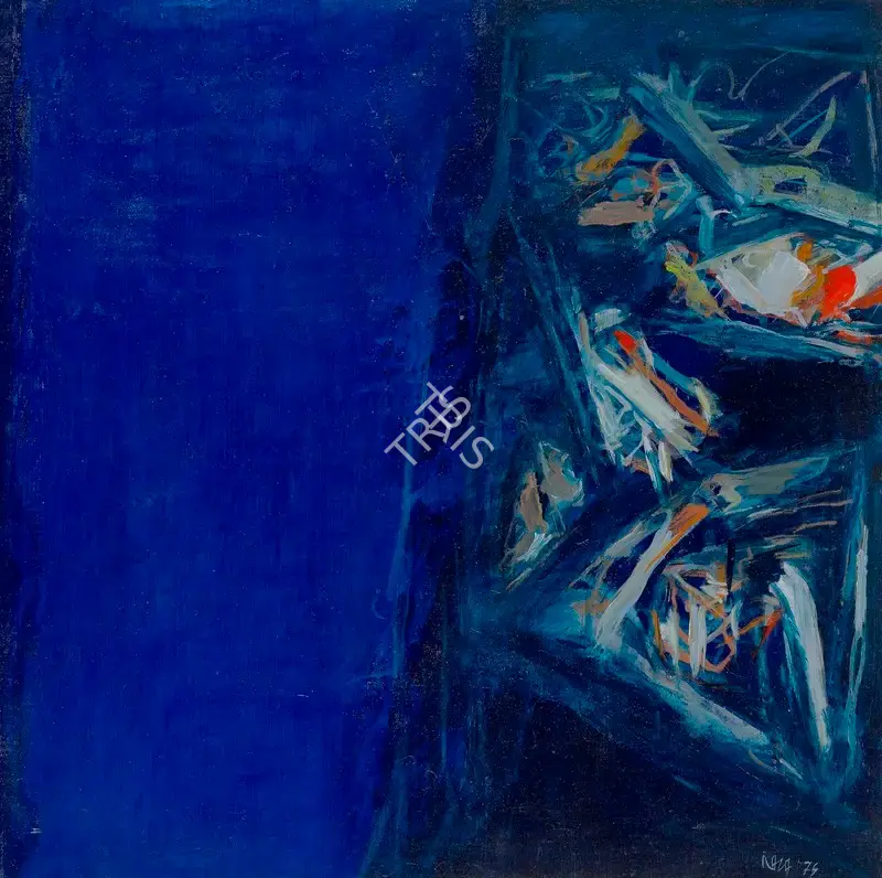 Raza, S.H. (Artist). L'Hiver, 1976 | Painting